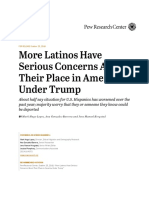 Pew Research Center Latinos Have Serious Concerns About Their Place in America 2018-10-25