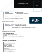 Curriculum Vitae LUIS DANIEL