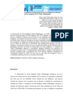 A Gênese Do Processo Histórico de Demarcação de Terras Indígenas No Brasil