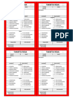 Formato de Tarjeta Roja PDF