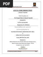 Download Project Report on JIT- Sanjay by sanjayjha19822 SN39161090 doc pdf