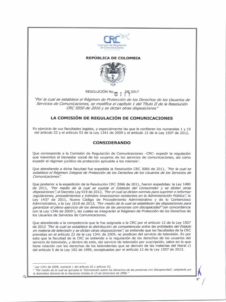 Resolucion 5111 de 2017 PDF | PDF