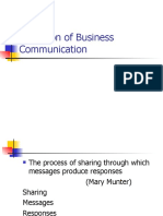 Definition of Business Communication