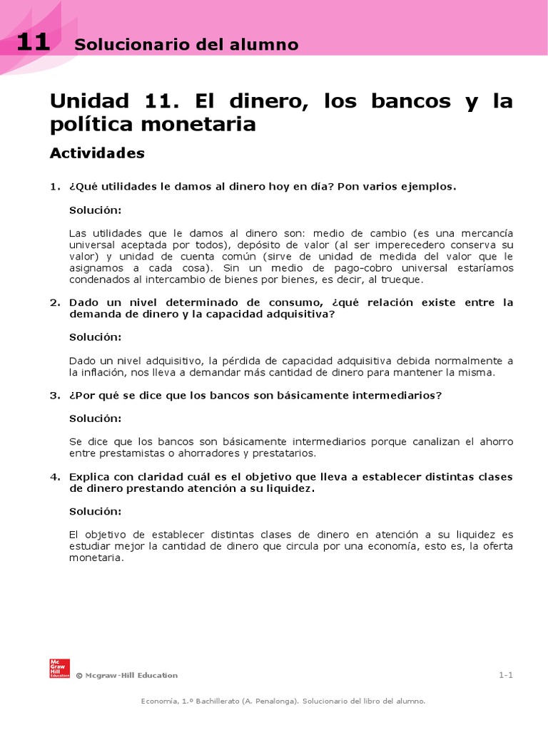 U02 Sol 001 | PDF | La política monetaria | Banco central europeo