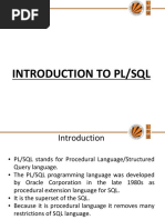 Pl/sql