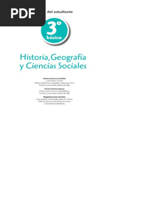 Libro Historia y Geografia Tercero Basico | PDF | Informática