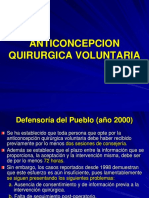 Anticoncepción quirúrgica voluntaria Oclusión Tubárica