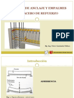 Longitud de Anclaje y Empalmes Del Acero de Refuerzo