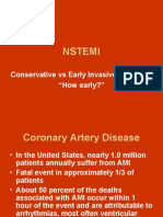 Nstemi: Conservative Vs Early Invasive Approach "How Early?"