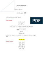 2.Raíces y Operaciones