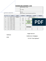 Horario Del Docente Quiñones