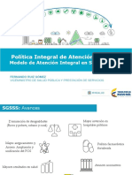 Politica Integral Deatencion en Salud Lanzamiento Nacional - Mery Barragan - Consultorsalud