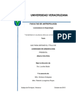 Variabilidad en Esculturas Olmecas Con T PDF