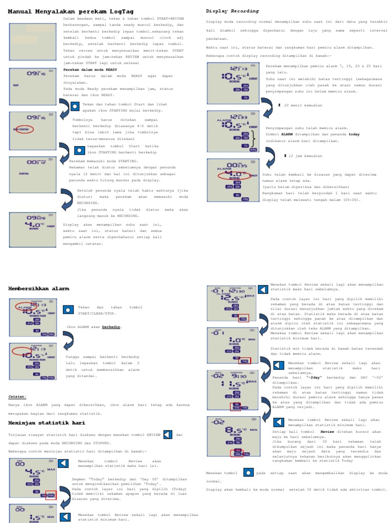 Cara Menyalakan Logtag Pertama Kali | PDF