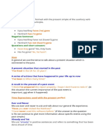 Present Perfect Tense Guide