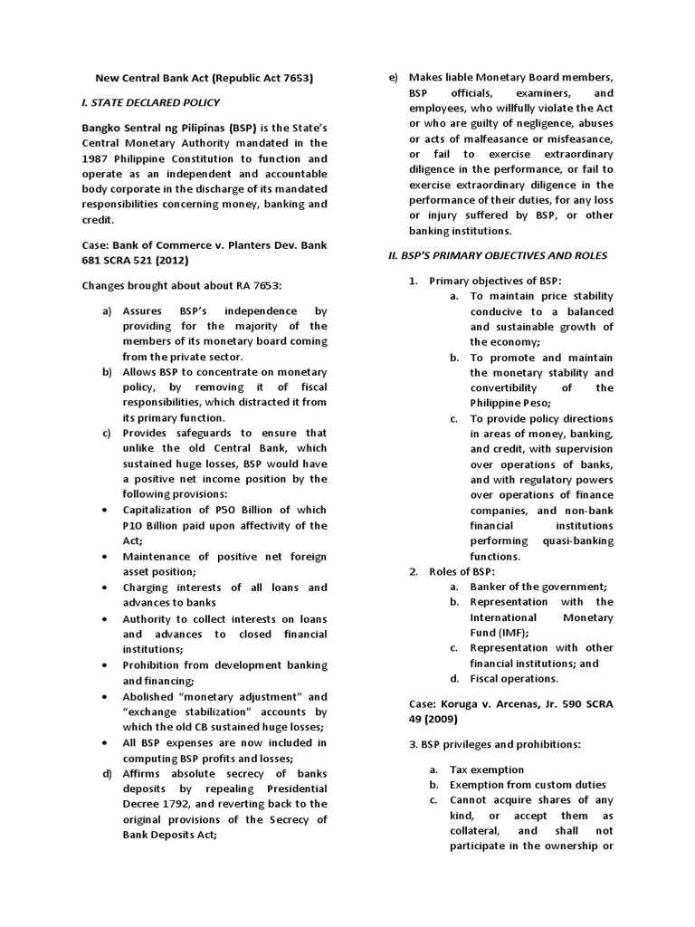 i-state-declared-policy-new-central-bank-act-republic-act-7653