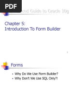 Enhanced Guide To Oracle 10g: Introduction To Form Builder