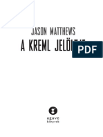 Jason Matthews: A Kreml Jelöltje