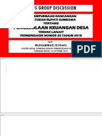 Paparan Pengelolaan Keuangan Desa 16 Okt 2018