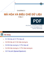 Chương 3 - Mã hóa và điều chế dữ liệu- Phần 1