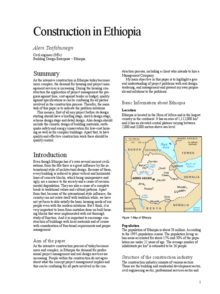 CIVIL ENGINEERING COURSES IN ETHIOPIA PDF DOWNLOAD visual data 3