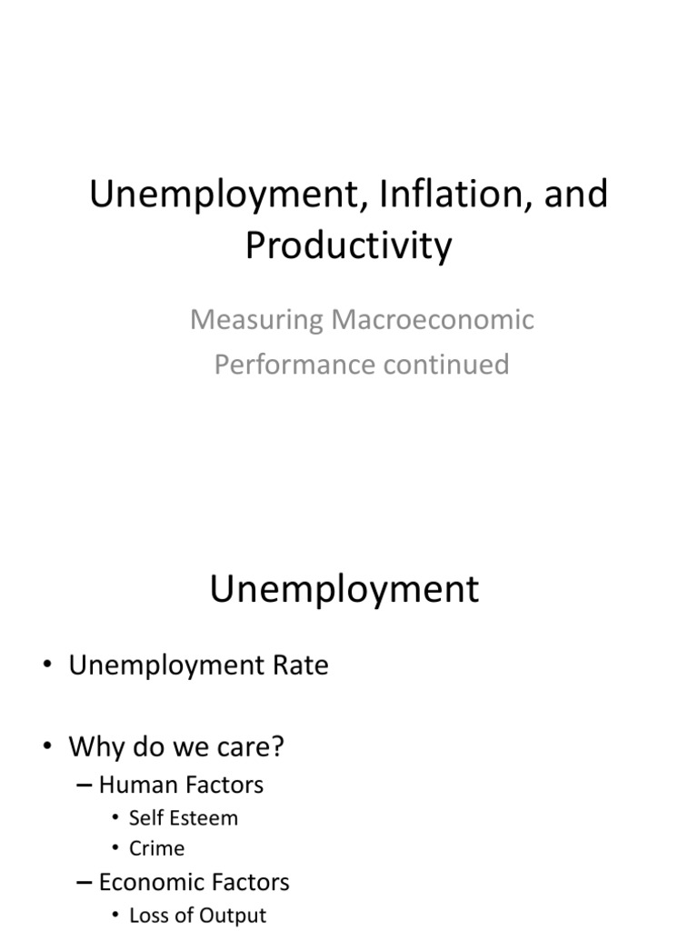 Unemployment and Inflation Dynamics | PDF | Unemployment | Social Science