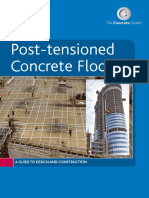 Post-tensioned Concrete Floors – the Concrete Centre