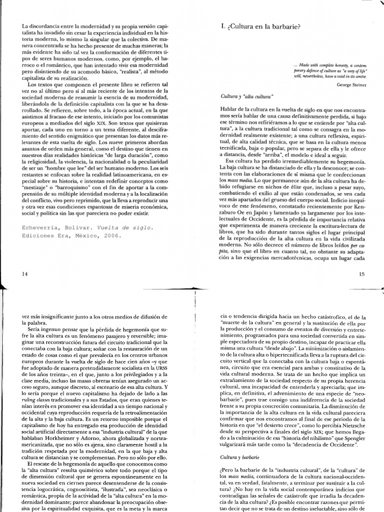 Modernidad y cultura en crisis actual | PDF | Sociedad | Capitalismo