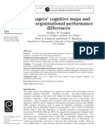 Managers' Cognitive Maps and Intra-Organisational Performance Differences