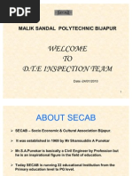 Malik Sandal Polytechnic Bijapurinspection 2010