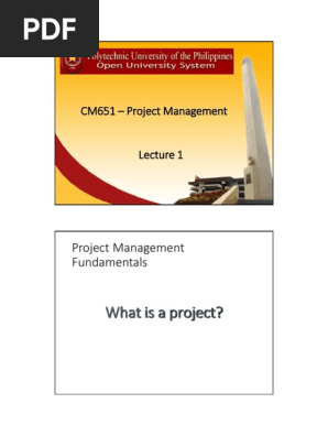 CM 651 Project Management