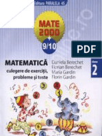 culegere matematica