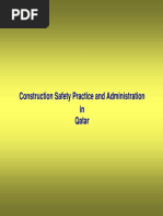 Construction Safety Practice and Administration in Qatar