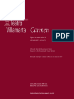 Carmen. Ópera en Cuatro Actos de GEORGES BIZET (1838-1875) Libreto de Henri Meilhac y Ludovic Halévy, Basado en La Obra Homónima de Prosper Mérimée