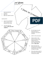 Creation Picture Wheel: Take Care With Scissors!