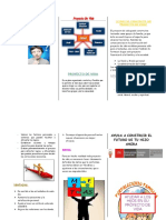 Triptico Proyecto de Vida