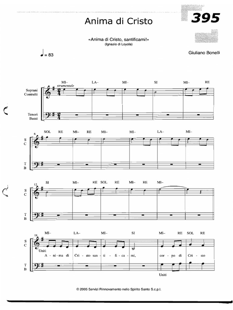 Anima Di Cristo | PDF
