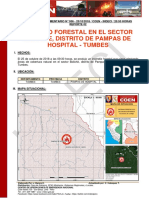 TUMBES - Tumbes - Pampas de Hospital (Boliche) Incendio Forestal (Reporte Complementario 02)