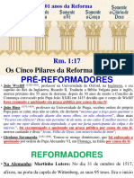 Os Cinco Principios Da Reforma Protestante