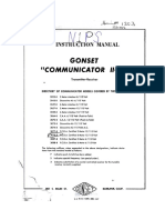 Gonset Comm II Manual II-B