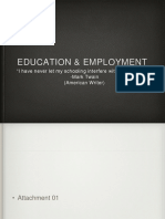 Education and Employment