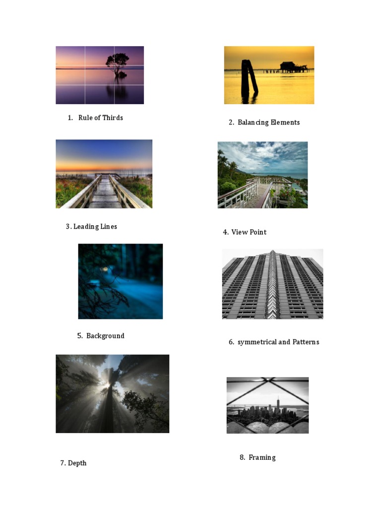 Photography Composition Techniques | PDF