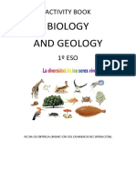 ACTIVITY BOOK FOR BIOLOGY AND GEOLOGY