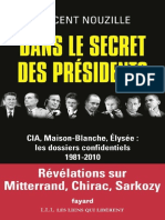 Vincent Nouzille - Dans Le Secret Des Presidents