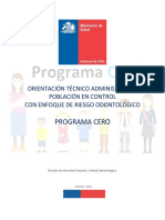 Programa CERO 2018 PDF