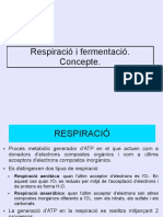 Respiracio Fermentacio