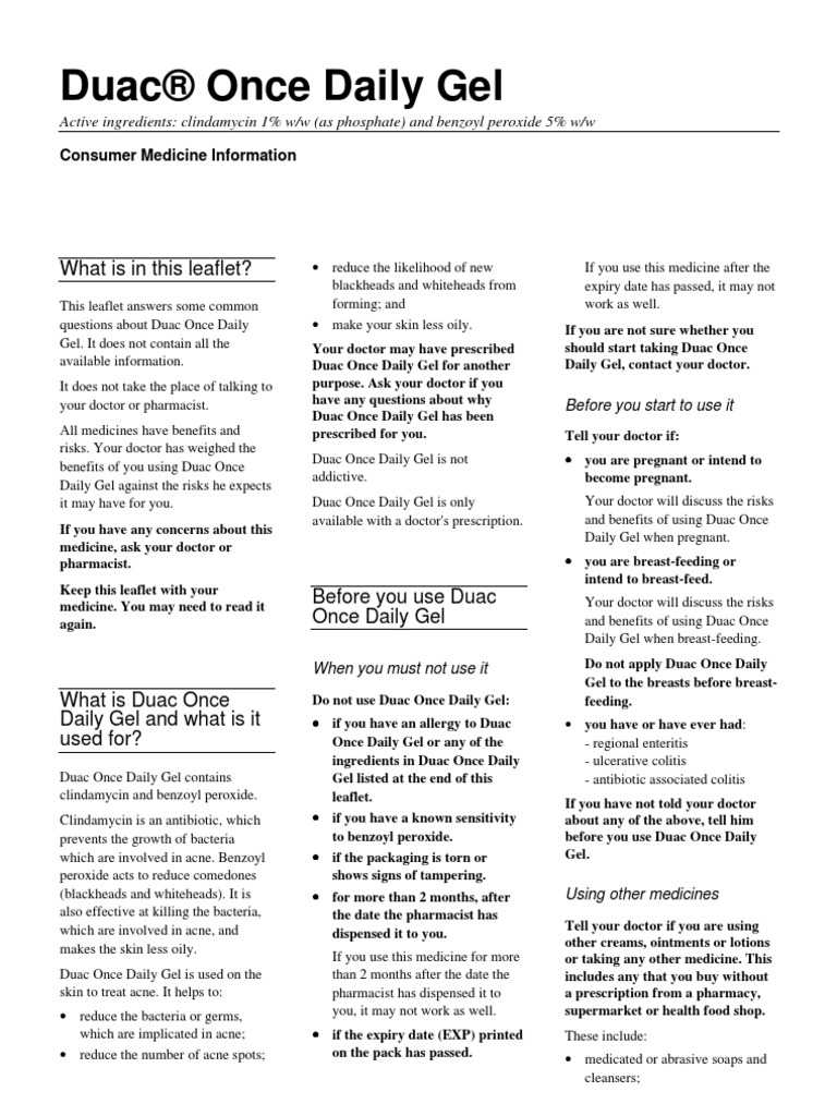 Duac PDF Skin Clinical Medicine