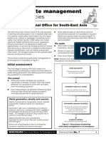 Solid waste management in emergencies: WHO technical note