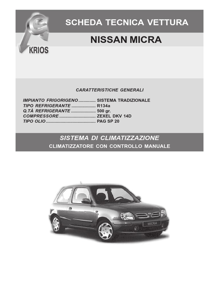 Nissan Micra K11 Ac Pdf | Pdf