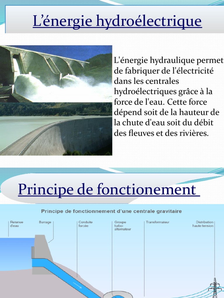 Expose Pdf Energie Geothermique Energie Hydroelectrique